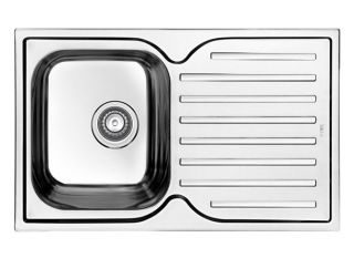 Кухонная мойка IDDIS Strit STR78SDi77S с сифоном 78см сталь